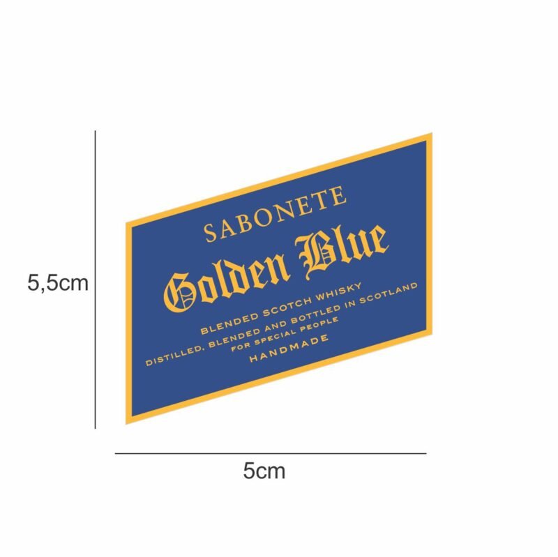 Vinil Brilho - Golden Blue PP - Sabonete 10 unid
